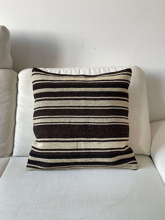 Authentic Vintage Kilim Cushion Pillow 20x20 inch AVADA - Best Sellers BeachPerfect.de