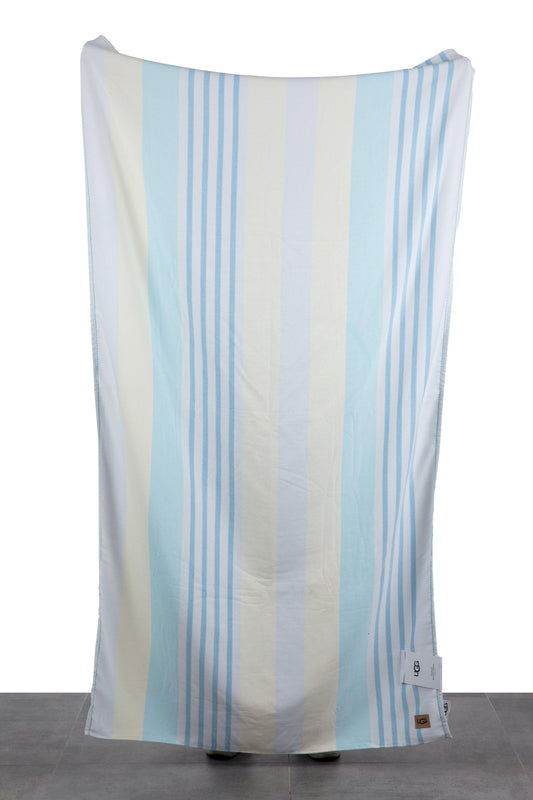 Vertical Striped Lime Color UGG Bath Towel - BeachPerfect.de